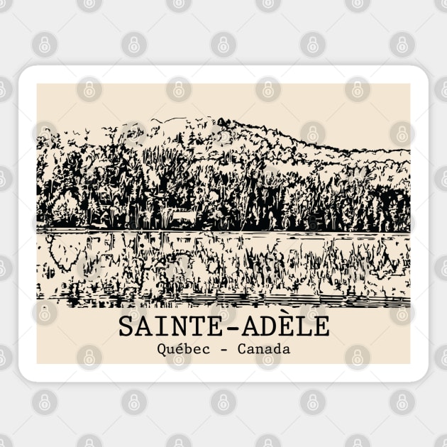 Sainte-Adèle - Québec Magnet by Lakeric